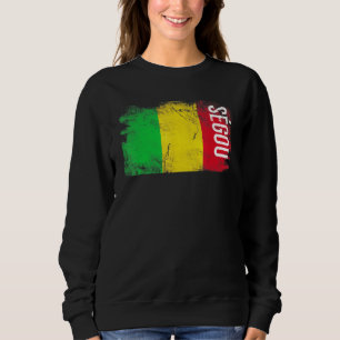 Sweatshirt Sgou Mali Drapeau Pour Maliens Hommes Femmes Enfan