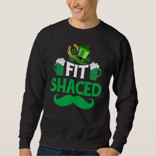 Sweatshirt Sha Vert Fit Shacé Irlandais Clover St Patrick S D