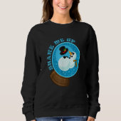 Sweatshirt Shake Me Up Snowman Snow globe (Devant)