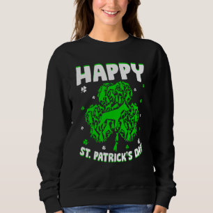 Sweatshirt Shamrock Doberman Chien St Patrick S Day Irish Cos