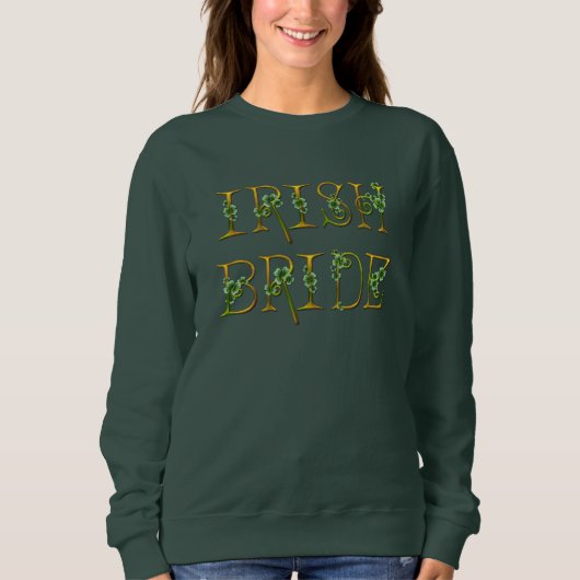 Sweatshirt Shamrock et or (Devant)