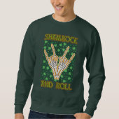 Sweatshirt Shamrock Et Roll St Patrick's Day (Devant)