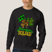 Sweatshirt Shamrock Jour de la Saint Patrick Shenanigans Squa (Devant)