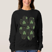 Sweatshirt Shamrock plaid Pattern c Patrick's Day matching co (Devant)