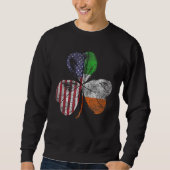 Sweatshirt Shamrock Usa Irlande (Devant)