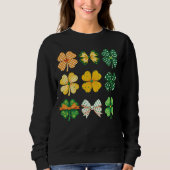 Sweatshirt Shamrocks et vaches (Devant)