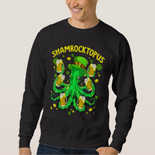 Sweatshirt Shamrocktopus Funny Octopus Leprechaun St patrick