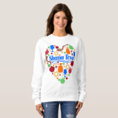 Sweatshirt Shana Tova Rosh Hashanah Jour de l'An juif (Devant entier)