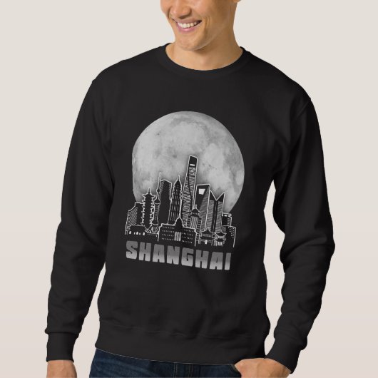 Sweatshirt Shanghai Chine Pleine lune (Devant)