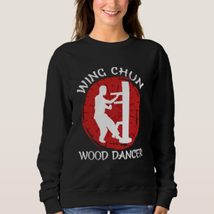Sweatshirt Shaolin Wing Chun Danseuse en bois Chine Fan Marti