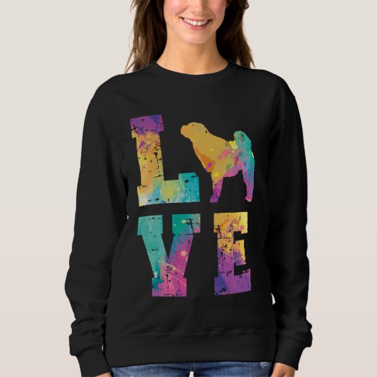 Sweatshirt Shar Pei Love (Devant)