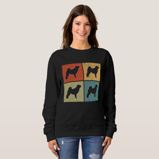 Sweatshirt Shar Pei Vintage 3 (Devant entier)