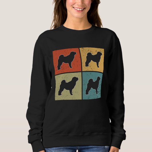 Sweatshirt Shar Pei Vintage  3 (Devant)