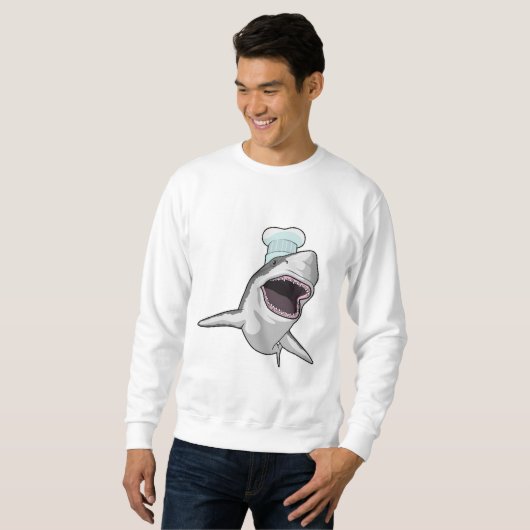 Sweatshirt Shark as Cook (Devant entier)