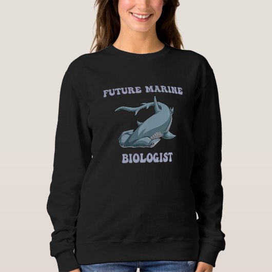 Sweatshirt Shark for Ocean Marine Biologist 2 (Devant)
