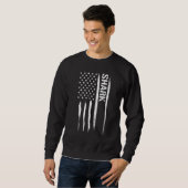 Sweatshirt Shark Shark - American Flag Sayings_1 (Devant entier)