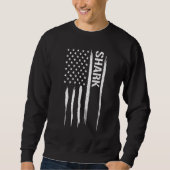 Sweatshirt Shark Shark - American Flag Sayings_1 (Devant)