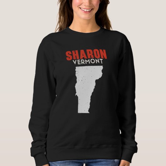 Sweatshirt Sharon Vermont USA State America Travel Vermonter (Devant)
