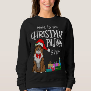 Sweatshirt Sheltie, Sheltie Christmas Pajama Sheltie Maman Gi