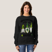 Sweatshirt Shenanigans avec mes filles Gnome de la Saint Patr (Devant entier)
