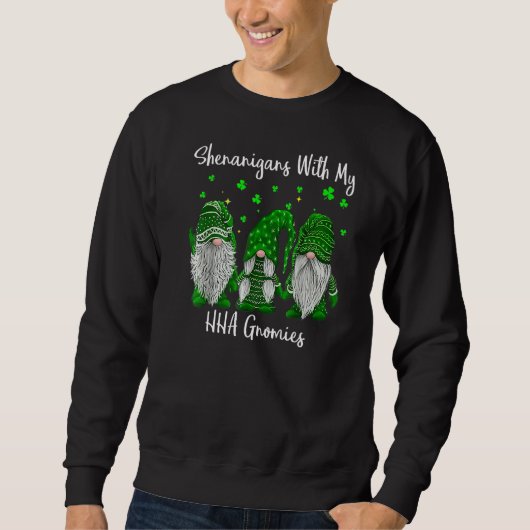Sweatshirt Shenanigans Avec Mes Gnomies Saint Patrick Jour Hh (Devant)