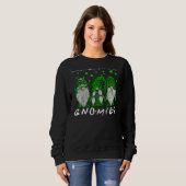 Sweatshirt Shenanigans Avec Mes Gnomies St Patrick S Day Gnom (Devant entier)