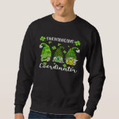 Sweatshirt Shenanigans Coordinator St Patricks Day Gnomes Gre (Devant)