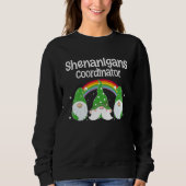Sweatshirt Shenanigans Coordinator St Patricks Day Gnomes Gre (Devant)