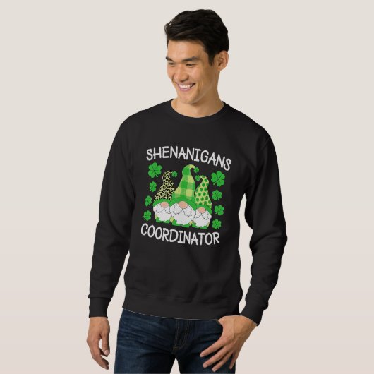 Sweatshirt Shenanigans Coordinator Teachers St Patricks Day G (Devant entier)