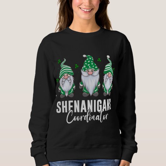 Sweatshirt Shenanigans Coordonnateur Jour de la Saint Patrick (Devant)