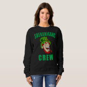 Sweatshirt Shenanigans Crew Saint Patricks Day Leprechaun Sha (Devant entier)