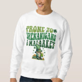 Sweatshirt Shenanigans de la Saint Patrick (Devant)