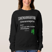 Sweatshirt Shenanigans Definition Tie Dye St. Patrick's Day G (Devant)