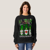 Sweatshirt Shenanigans Funny Love Gnomes Nurse St Patricks Da (Devant entier)