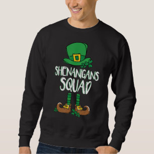 Sweatshirt Shenanigans Squad Irish Funny Saint Patricks Day
