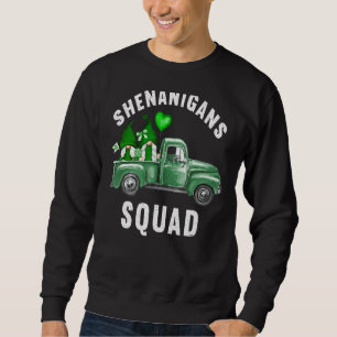 Sweatshirt Shenanigans Squad Irish Tee Drôle Gnomes Saint Pat
