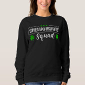 Sweatshirt Shenanigans Squad Jour de la Saint Patrick Enseign (Devant)