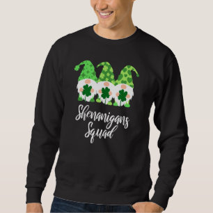 Sweatshirt Shenanigans Squad Jour de la Saint Patrick Gnomes 