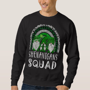 Sweatshirt Shenanigans Squad Jour de la Saint Patrick Gnomes 