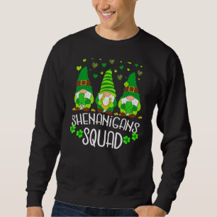 Sweatshirt Shenanigans Squad Jour de la Saint Patrick Gnomes 