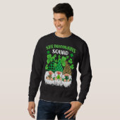 Sweatshirt Shenanigans Squad Jour de la Saint Patrick Gnomes (Devant entier)