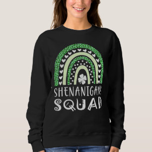 Sweatshirt Shenanigans Squad St Patrick S Day Hommes Femmes E