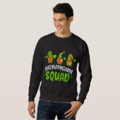 Sweatshirt Shenanigans Squad St Patrick's Day Drôle Gnomes Gr (Devant entier)