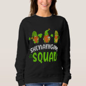 Sweatshirt Shenanigans Squad St Patrick's Day Drôle Gnomes Gr (Devant)
