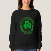 Sweatshirt Shenanigansquad Funny St Patrick's Day M Atching G (Devant)
