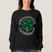Sweatshirt Shenanignas Coordinator Plaid Lucky C St Patrick's (Devant)