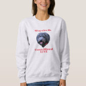 Sweatshirt Shepadoodle Amour inconditionnel (Devant)