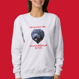 Sweatshirt Shepadoodle Amour inconditionnel