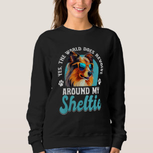 Sweatshirt Shetland Sheepdog Dog Sheltie - Oui, le monde fait