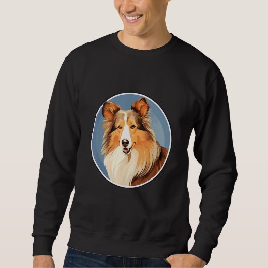 Sweatshirt Shetland Sheepdog Sheltie Dog Breed (Devant)